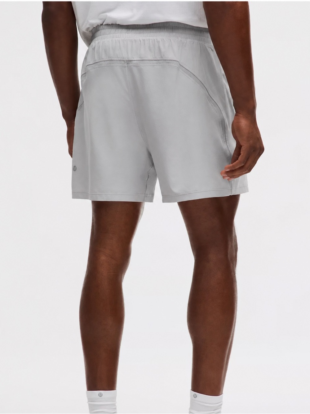 Men's Lululemon Pace Breaker Lined Shorts 5” Silver Drop Men’s L